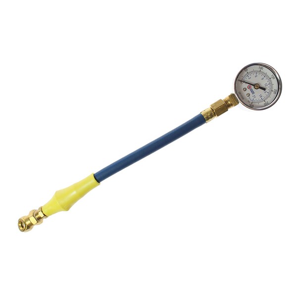 Coilhose Pneumatics Dial Pressure Gauge w/Ball Foot Chuck 0-300 PSI TG300 - main